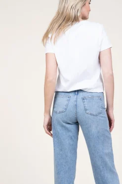 T-Shirt With Glitter Detail Coco | White... | Co'Couture | Little Soho
