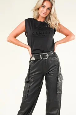 T-Shirt With Logo Bold | Black... | Dante 6 | Little Soho