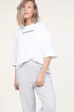 T-Shirt With Logo Herskind | White... | Herskind | Little Soho