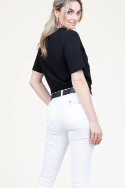 T-Shirt With Logo Lucia | Black... | Patrizia Pepe | Little Soho