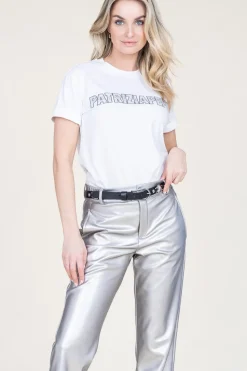T-Shirt With Logo Lucia | White... | Patrizia Pepe | Little Soho