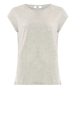 T-Shirt With Round Neck Classic | Grey... | Cc Heart | Little Soho