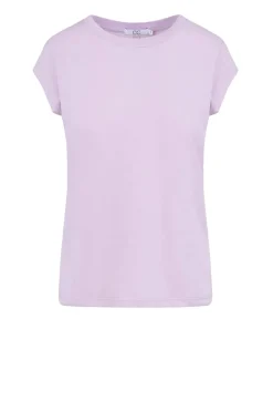 T-Shirt With Round Neck Classic | Purple... | Cc Heart | Little Soho