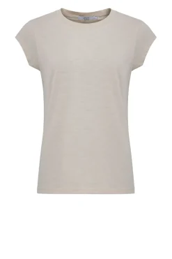 T-Shirt With Round Neck Classic | Sand... | Cc Heart | Little Soho