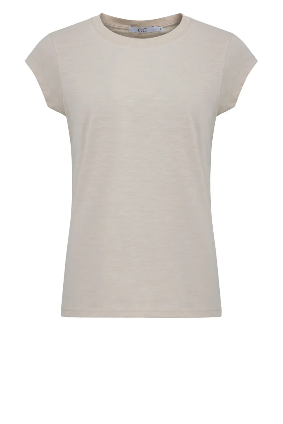 T-Shirt With Round Neck Classic | Sand... | Cc Heart | Little Soho