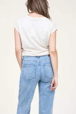 T-Shirt With Round Neck Classic | Sand... | Cc Heart | Little Soho