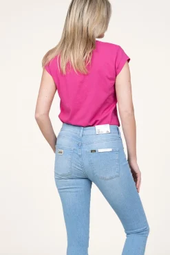 T-Shirt With V-Neck Vera | Berry... | Cc Heart | Little Soho