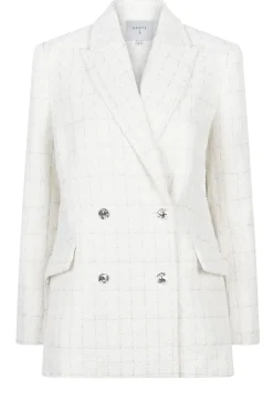 Tweed Blazer With Lurex Renoir | Natural... | Dante 6 | Little Soho
