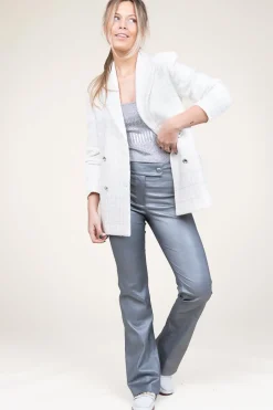 Tweed Blazer With Lurex Renoir | Natural... | Dante 6 | Little Soho