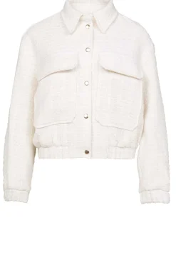 Tweed Lurex Bomber Coco | Natural... | Est'Seven | Little Soho