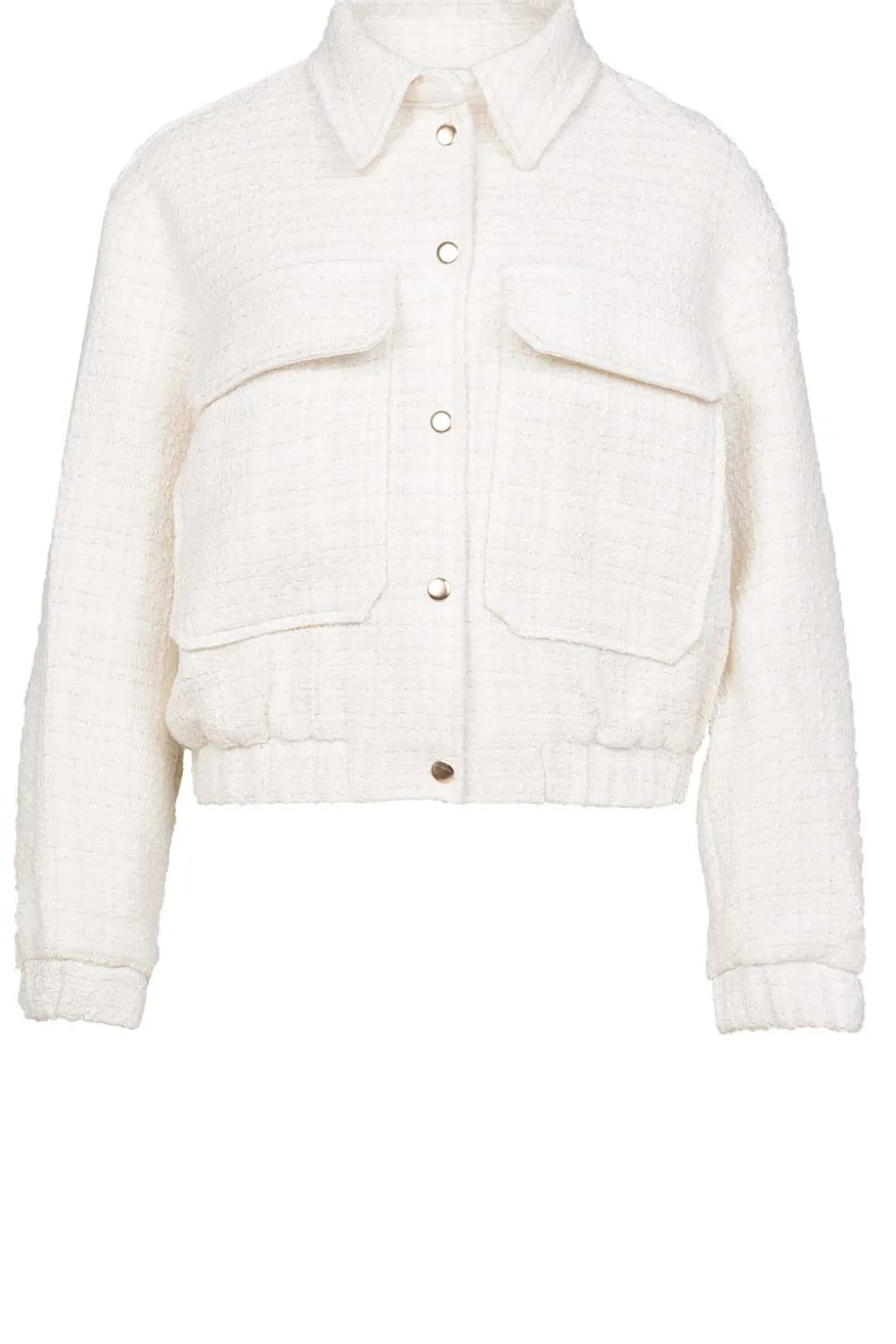 Tweed Lurex Bomber Coco | Natural... | Est'Seven | Little Soho