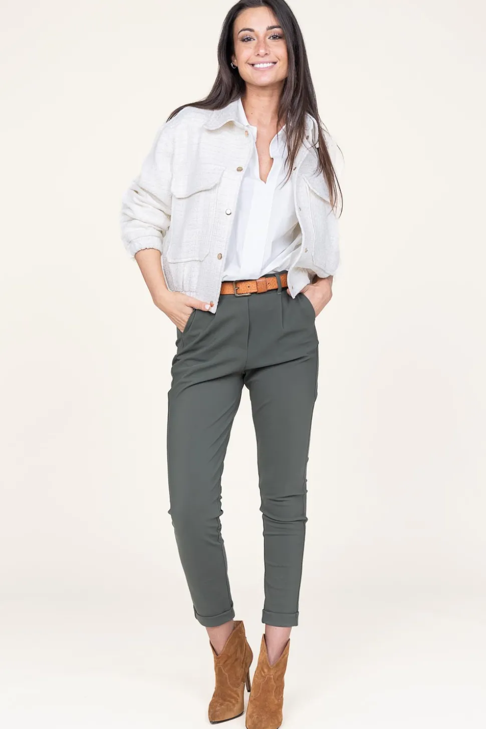 Tweed Lurex Bomber Coco | Natural... | Est'Seven | Little Soho