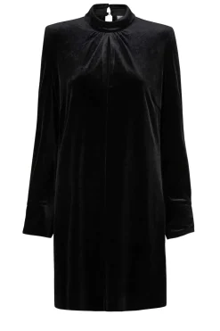 Velvet Stretch Dress Sloane | Black... | Dante 6 | Little Soho