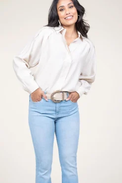 Viscose Blouse Mazar | Natural... | Second Female | Little Soho