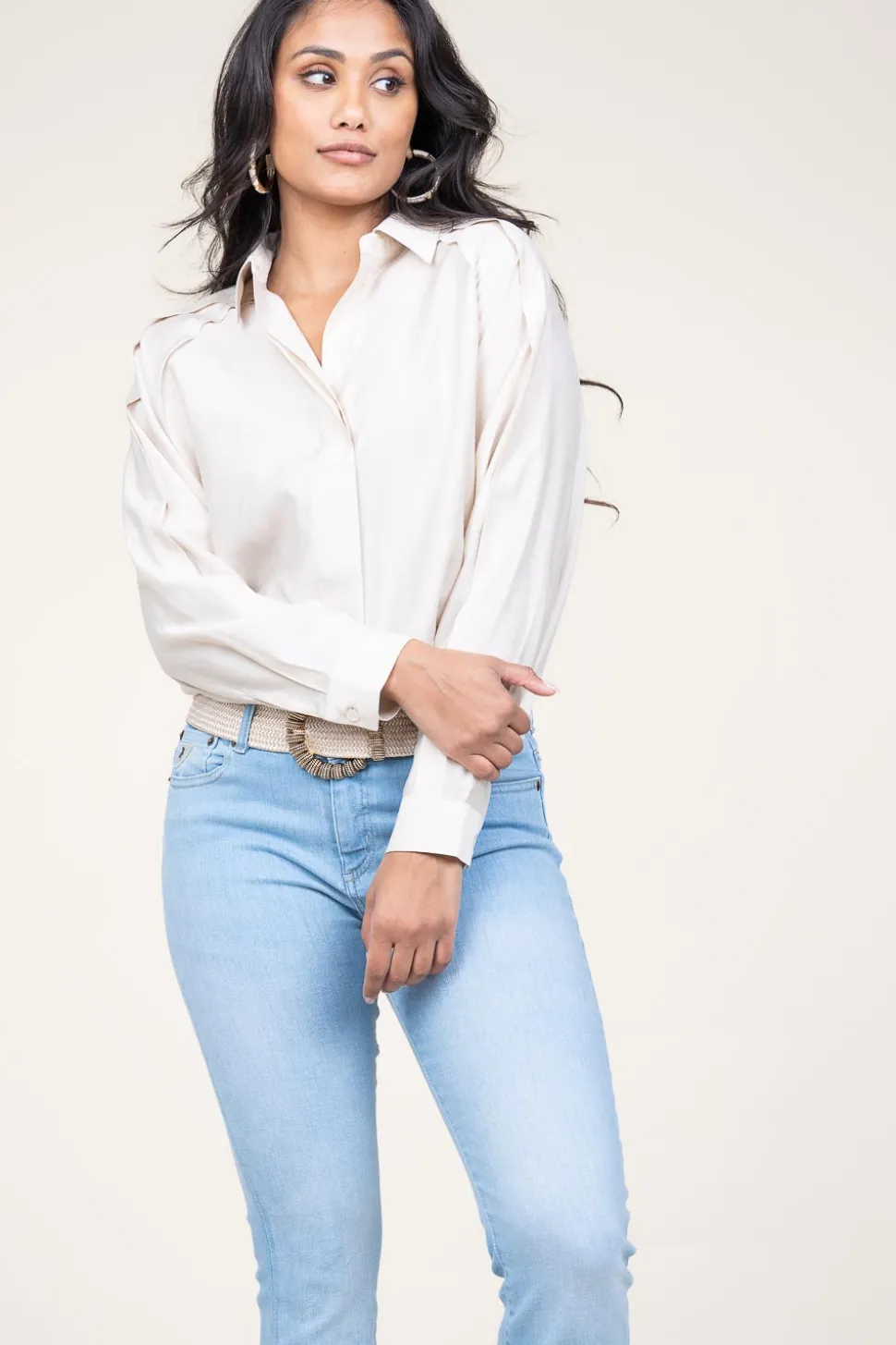 Viscose Blouse Mazar | Natural... | Second Female | Little Soho