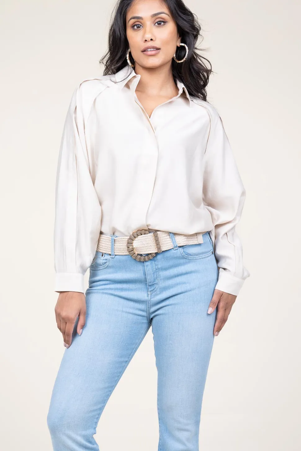 Viscose Blouse Mazar | Natural... | Second Female | Little Soho