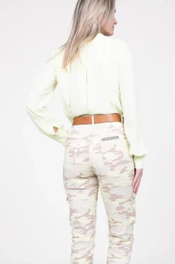 Viscose Crepe Blouse Trizia | Green... | Patrizia Pepe | Little Soho