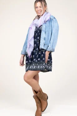 Viscose Dress With Print Naia | Blue... | Ba&Sh | Little Soho