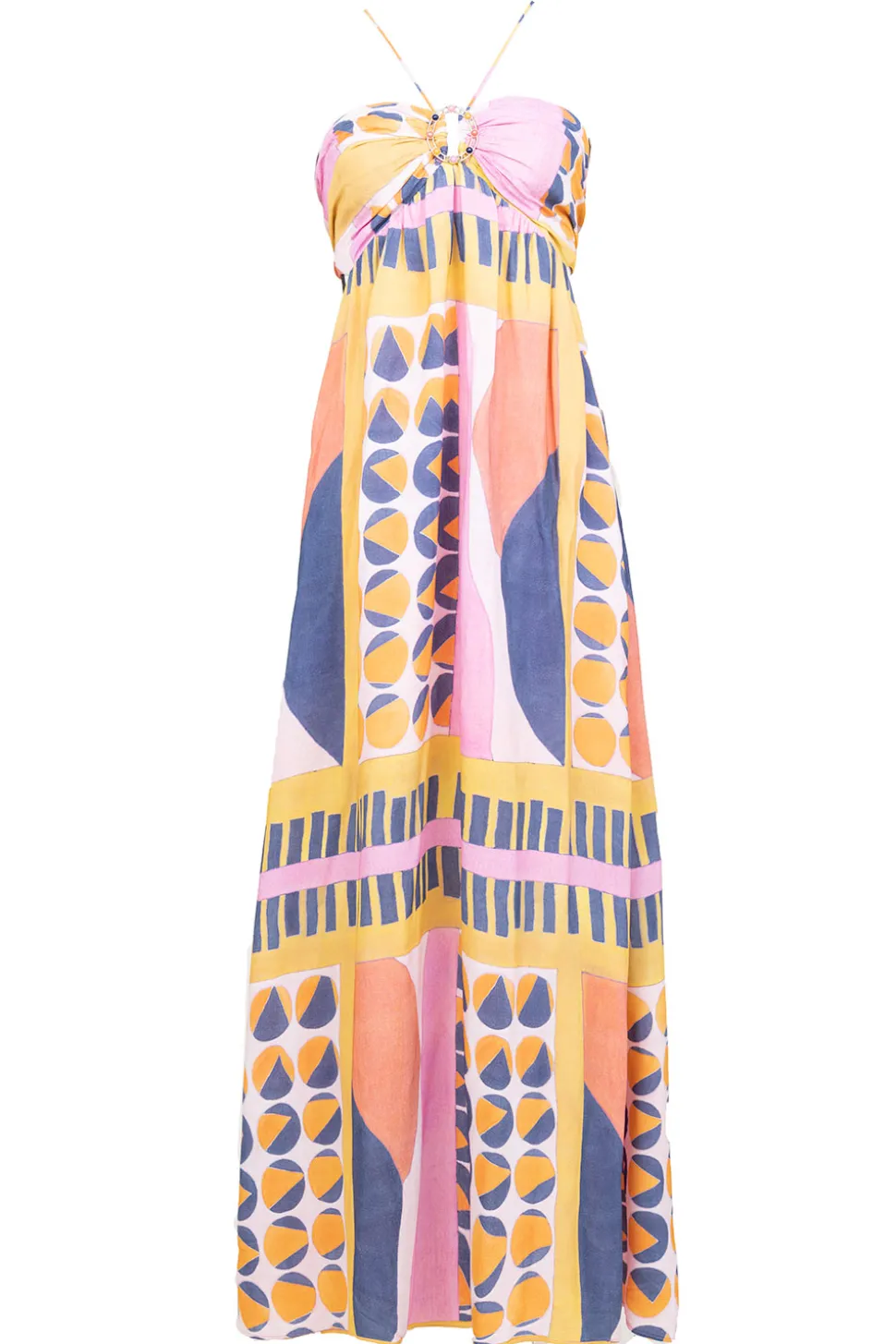 Viscose Maxi Dress Molly | Pink... | Ba&Sh | Little Soho