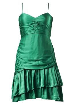 Viscose Mini Dress Cordoue | Green... | Suncoo | Little Soho