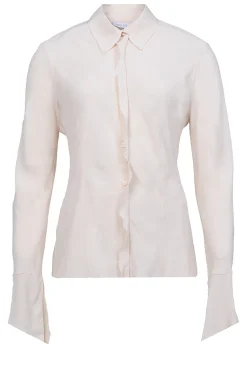 Viscose Tailored Blouse Nino | Natural... | Patrizia Pepe | Little Soho