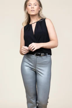 Viscose Top Liza | Black... | Patrizia Pepe | Little Soho