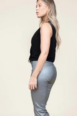 Viscose Top Liza | Black... | Patrizia Pepe | Little Soho