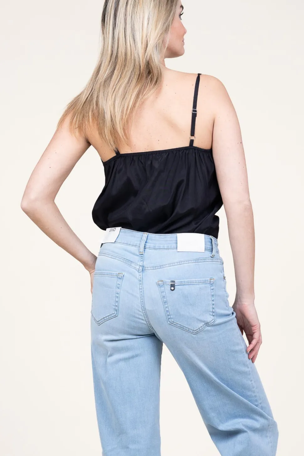Viscose Top With Lace Viane | Black... | Lollys Laundry | Little Soho