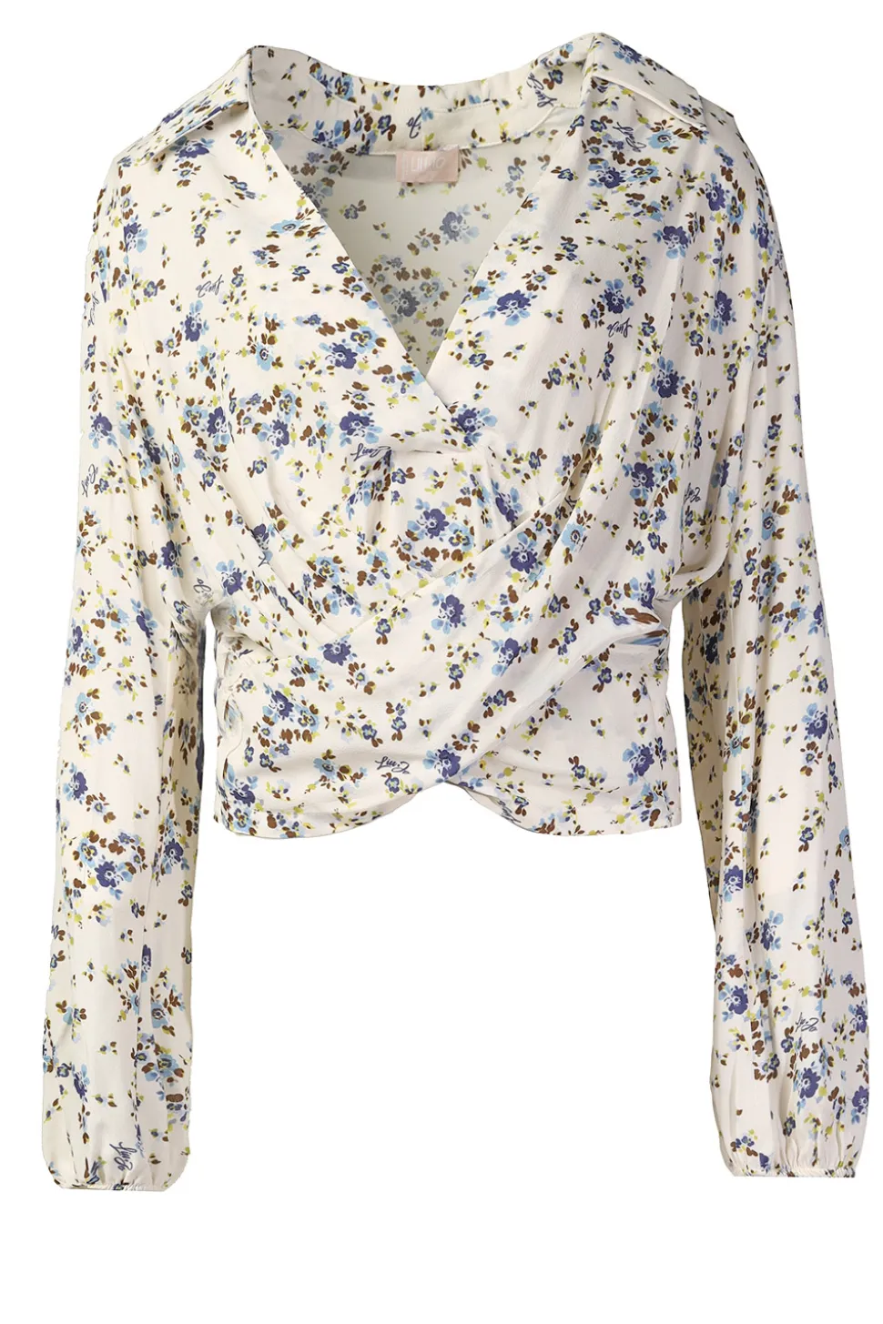Viscose Top With Print Marausa | Natural... | Liu Jo | Little Soho