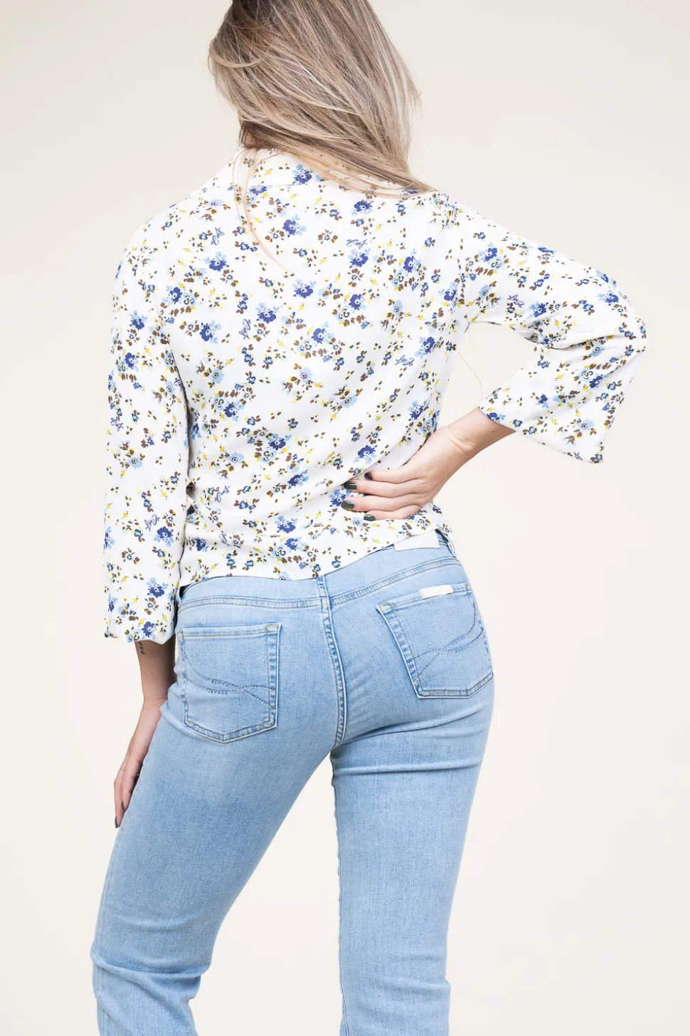 Viscose Top With Print Marausa | Natural... | Liu Jo | Little Soho