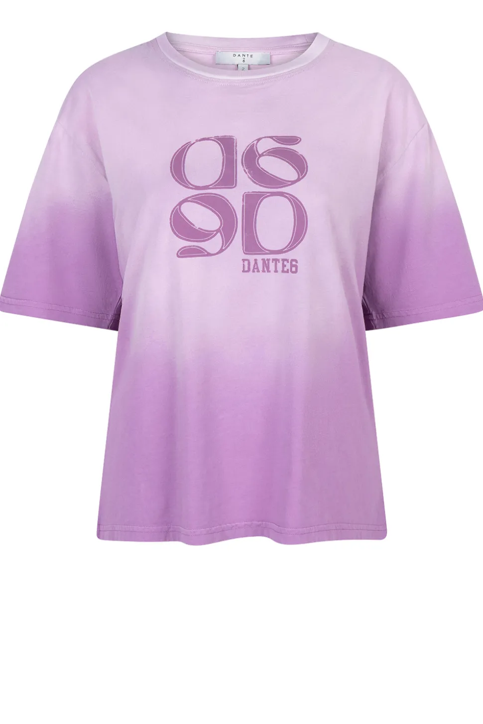 Washed Out T-Shirt With Logo Ashton | Purple... | Dante 6 | Little Soho