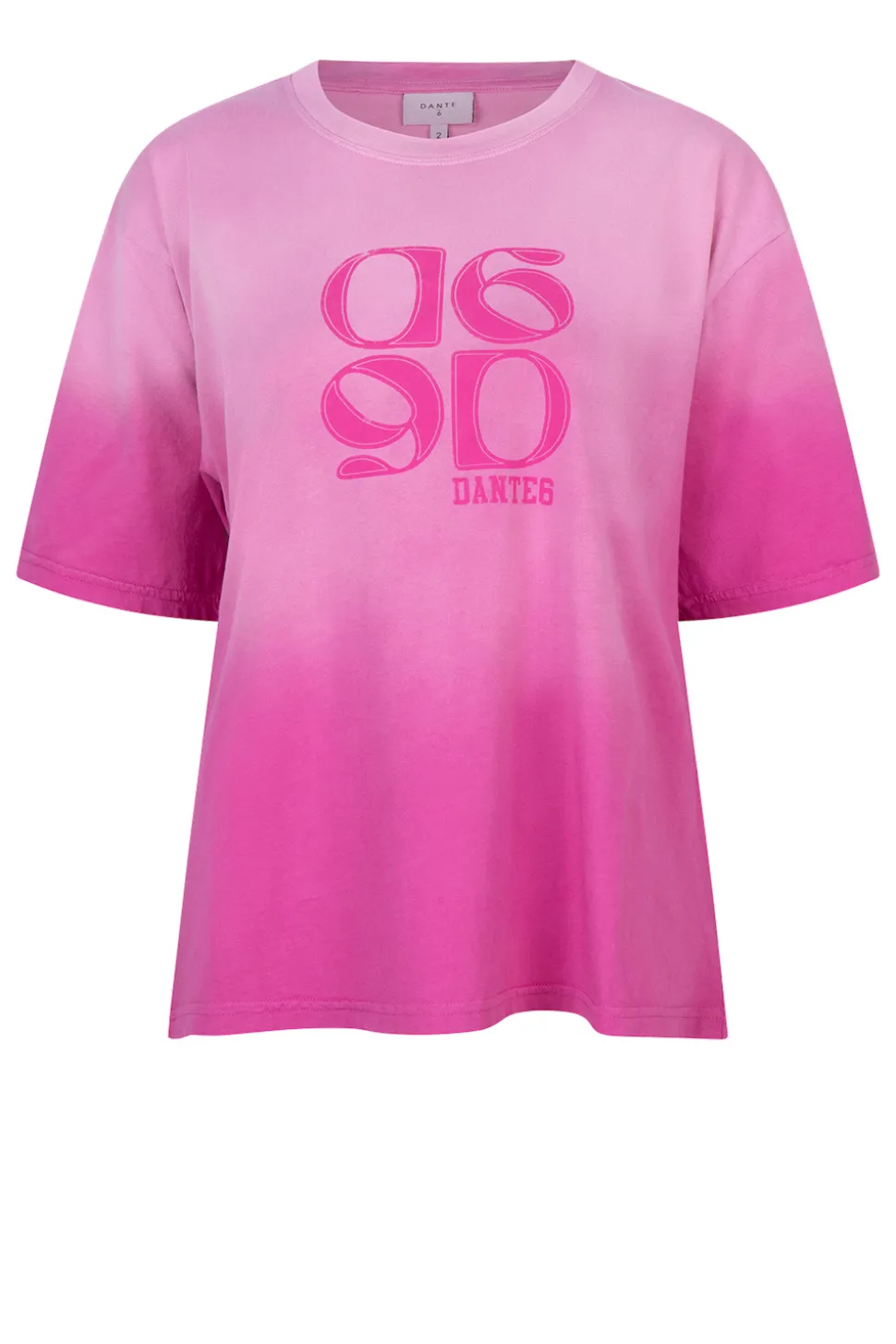 Washed Out T-Shirt With Logo Ashton | Pink... | Dante 6 | Little Soho