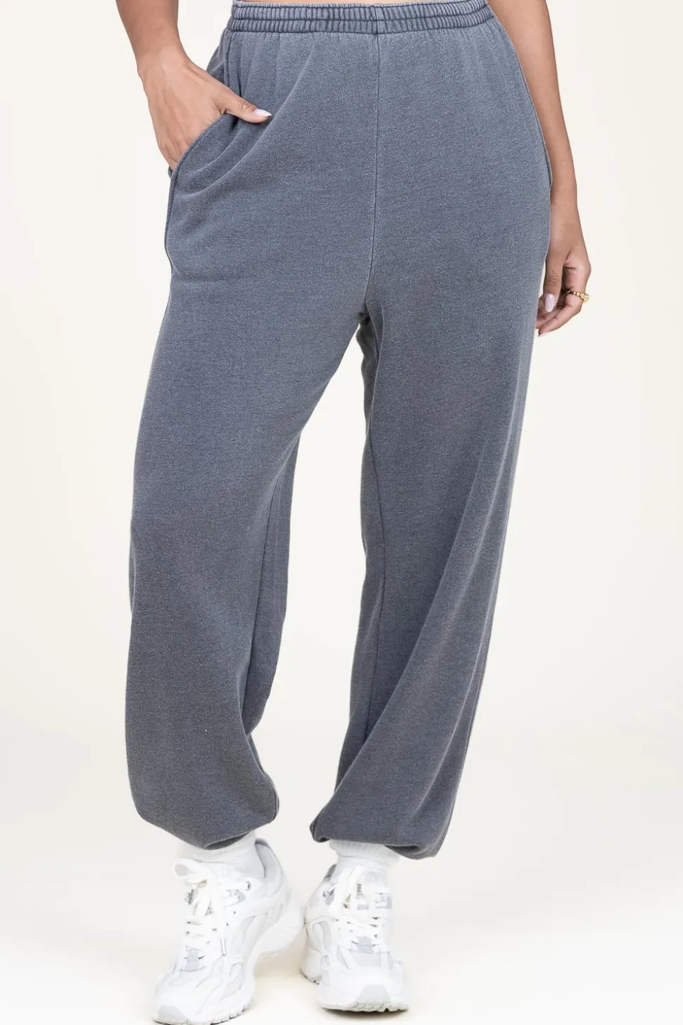 Washed Soft Jogger With Pockets Dafstreet | Grey... | American Vintage | Little Soho