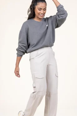 Washed Sweater Doven | Grey... | American Vintage | Little Soho