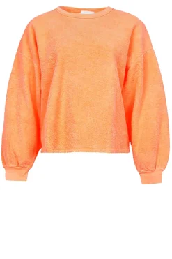 Washed Teddy Sweater Bobypark | Orange... | American Vintage | Little Soho