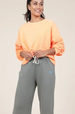 Washed Teddy Sweater Bobypark | Orange... | American Vintage | Little Soho