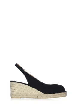 Wedge Heel Barbara | Black... | Castaner | Little Soho