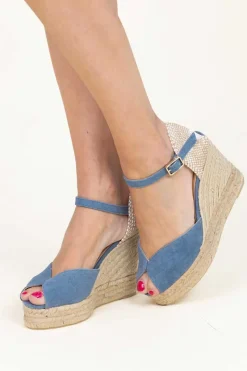 Wedge Heel Bianca | Blue... | Castaner | Little Soho