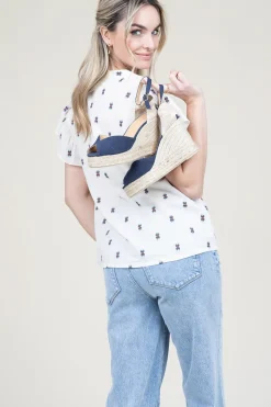 Wedge Heel Bianca | Blue... | Castaner | Little Soho