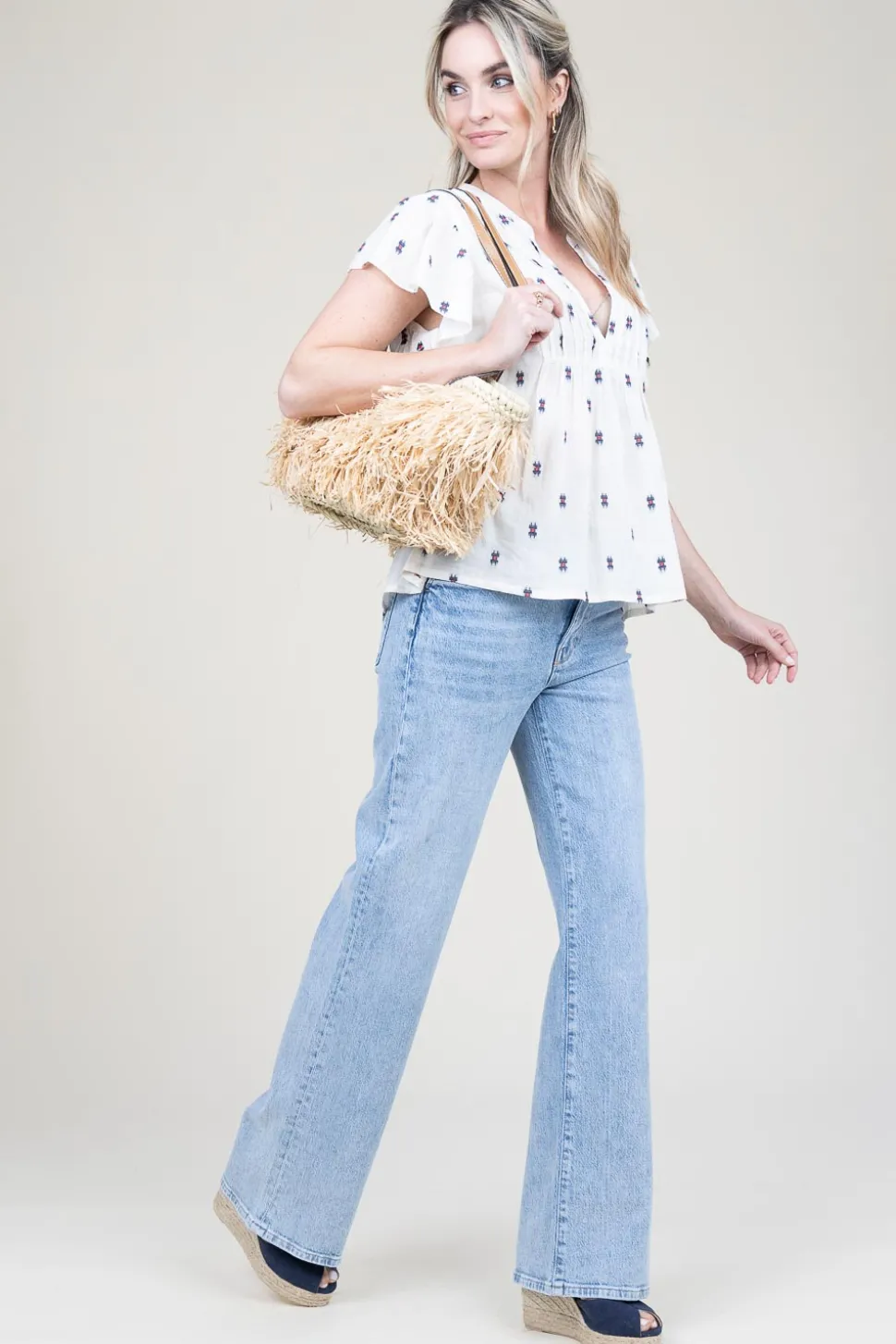 Wedge Heel Bianca | Blue... | Castaner | Little Soho