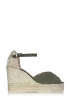Wedge Heel Bianca | Green... | Castaner | Little Soho