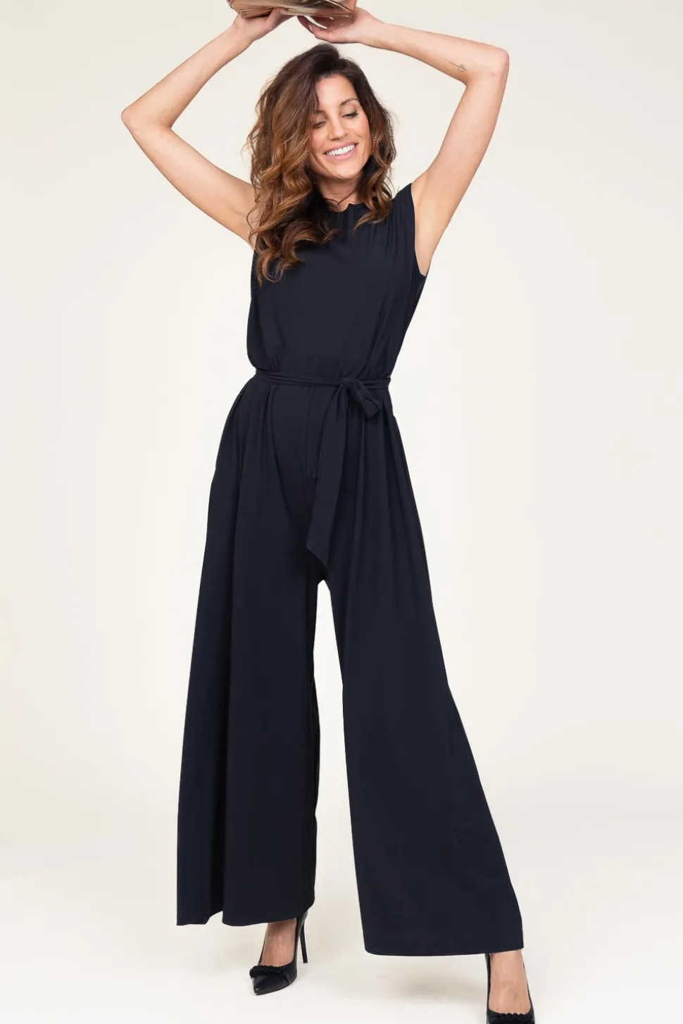 Wide Leg Jumpsuit Gentil | Black... | D-Etoiles Casiope | Little Soho
