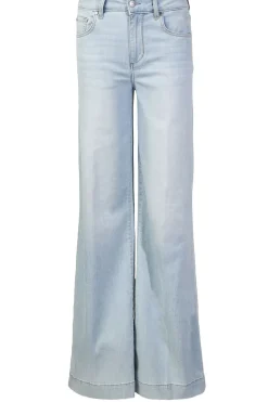 Wide Leg Regular Fit Jeans Mendola L34 | Blue... | Liu Jo | Little Soho