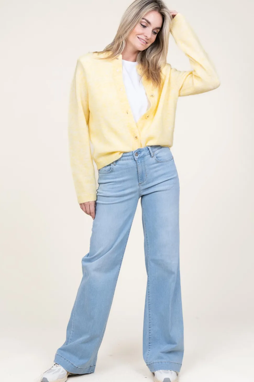 Wide Leg Regular Fit Jeans Mendola L34 | Blue... | Liu Jo | Little Soho