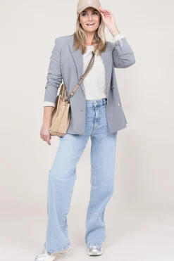 Wide Leg Stretch Jeans Bella | Blue... | Dante 6 | Little Soho