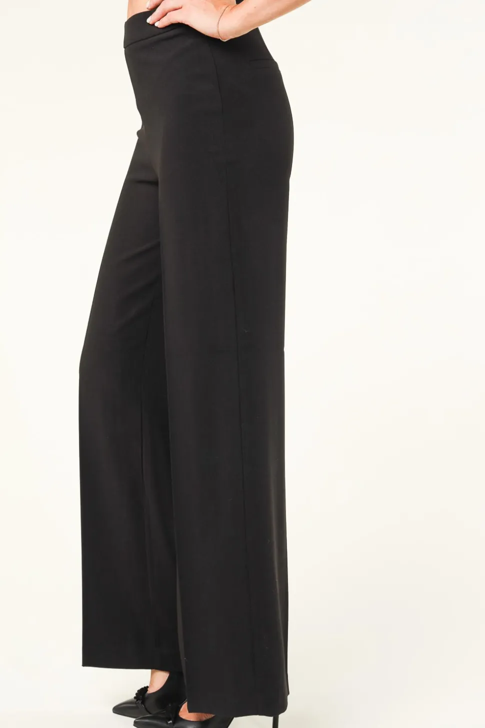 Wide Leg Trousers Lucas | Black... | Dante 6 | Little Soho