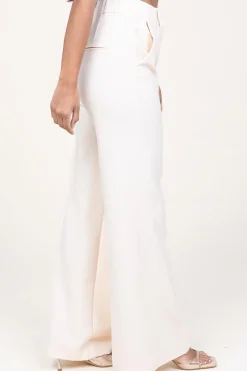 Wide Leg Trousers Luxor | Natural... | March23 | Little Soho