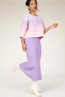 Wol Mix Skirt Ty | Purple... | American Vintage | Little Soho