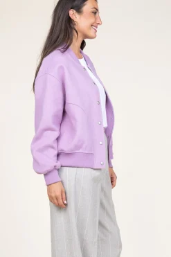 Woolen Bomberjack Luna | Lilac... | Alter Ego | Little Soho