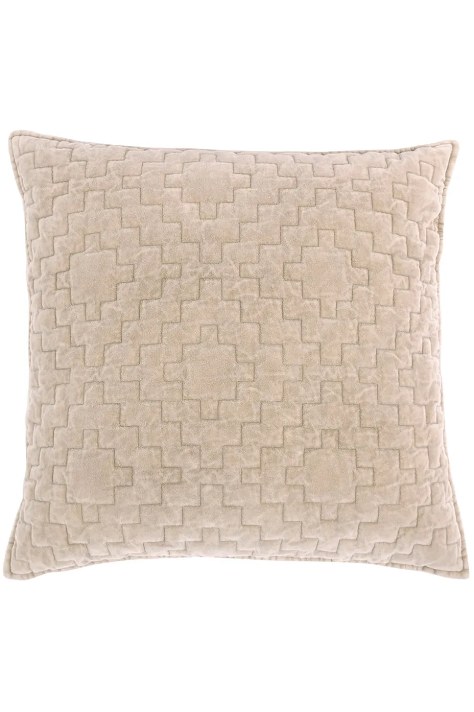 50X50 Velvet Cushion Cover Saffi | Beige... | Little Soho Living | Little Soho